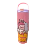 Ly Giữ Nhiệt Labubu Loang Màu Có Quai Xách 900ml