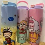 Ly Giữ Nhiệt Labubu Loang Màu Có Quai Xách 900ml