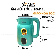 Ấm Đun Nước Siêu Tốc Shrap 3L