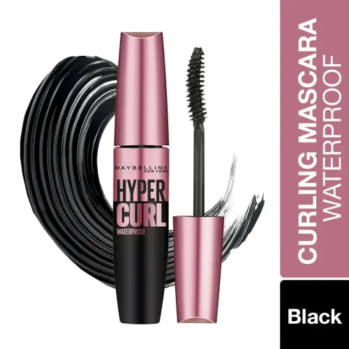 Mascara Làm Cong Mi Maybelline New York  Hyper Curl Waterproof - Very Black (Màu Đen)