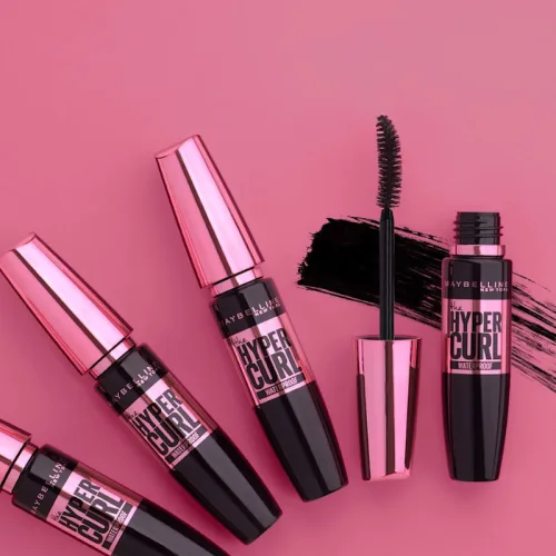 Mascara Làm Cong Mi Maybelline New York  Hyper Curl Waterproof - Very Black (Màu Đen)