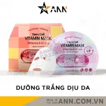 Mặt Nạ Banobagi Màu Hồng Stem Cell Vitamin Mask Whitening AC Care Hộp 10 Miếng