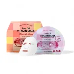 Mặt Nạ Banobagi Màu Hồng Stem Cell Vitamin Mask Whitening AC Care Hộp 10 Miếng