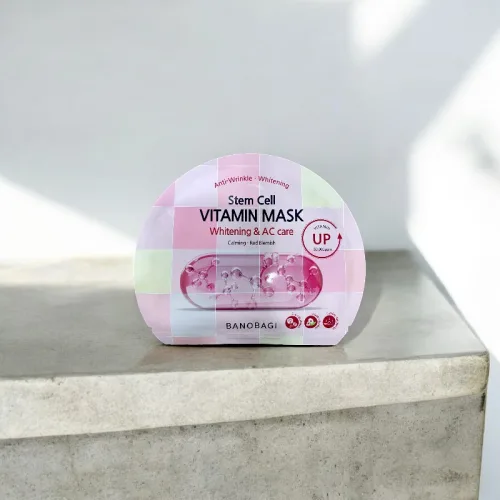 Mặt nạ Banobagi màu hồng khi da mụn còn đỏ, dễ xỉn màu