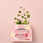 Mặt Nạ Banobagi Màu Hồng Stem Cell Vitamin Mask Whitening AC Care Hộp 10 Miếng