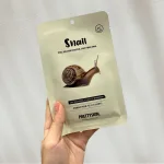Mặt Nạ Ốc Sên Prettyskin Total Solution Essential Sheet Mask Snail - Hộp 10 Miếng