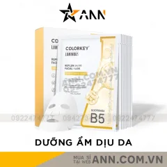 Mặt Nạ Colorkey Luminous B5 Màu Vàng Cam Thảo Hộp 10 Miếng