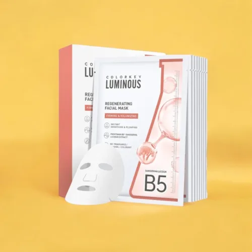 Combo 10 Miếng Mặt Nạ Colorkey Luminous B5 Regenerating Facial Mask Firming & Volumizing Hộp 10 Miếng