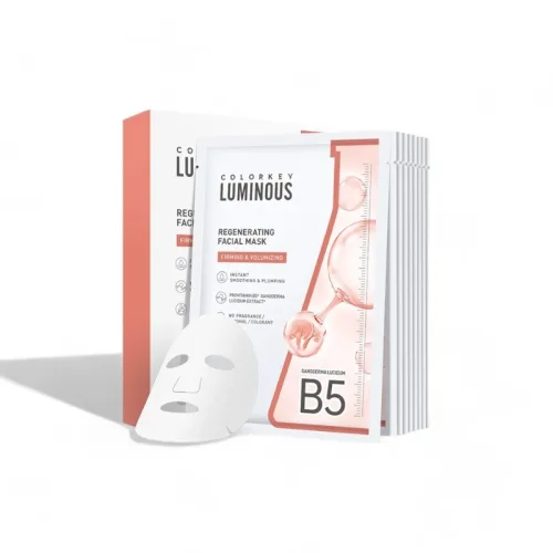 Combo 10 Miếng Mặt Nạ Colorkey Luminous B5 Regenerating Facial Mask Firming & Volumizing Hộp 10 Miếng