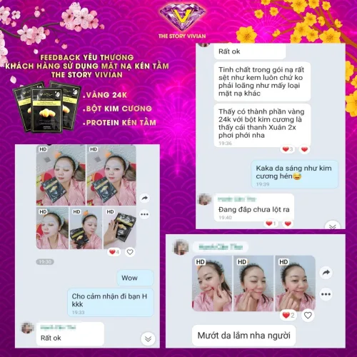 Mặt nạ kén tầm The Story Vivian chính hãng