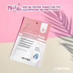 Mặt Nạ Prettyskin Glutathione 350 Màu Hồng Dưỡng Trắng Da Hộp 10miếng