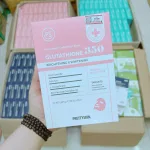 Mặt Nạ Prettyskin Glutathione 350 Màu Hồng Dưỡng Trắng Da Hộp 10miếng