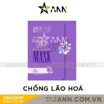Mặt Nạ Thạch Collagen Meea Organic Màu Tím Bakuchiol Retinol Mask Hộp 5 Miếng