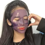 Mặt Nạ Thạch Collagen Meea Organic Màu Tím Bakuchiol Retinol Mask Hộp 5 Miếng
