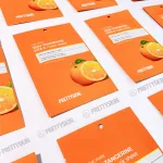 Mặt Nạ Vitamin C Prettyskin Jeju Tangerine Hộp 10 miếng