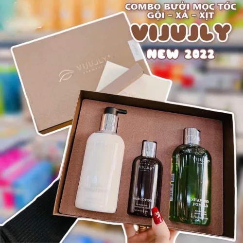 Mẫu mới Vijuly quá sang xịn luôn set bộ Bưởi Vijuly dành cho nàng hay rụng tóc