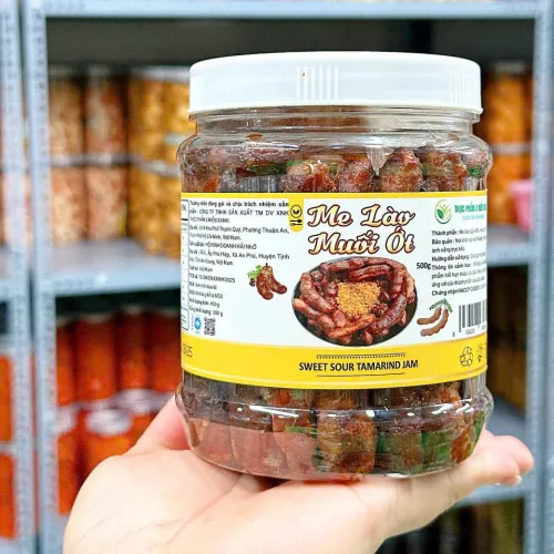 Me Lào Muối Ớt Thơm Ngon 500g hộp
