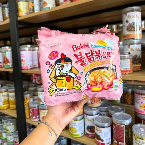 Mì Samyang Gà Hồng - Mì Phô Mai Hàn Quốc Samyang 5 Gói