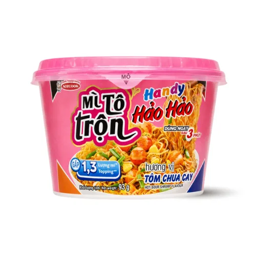 Mì Trộn Tô Hảo Hảo Tôm Chua Cay 93g - Mì Hảo Hảo Acecook