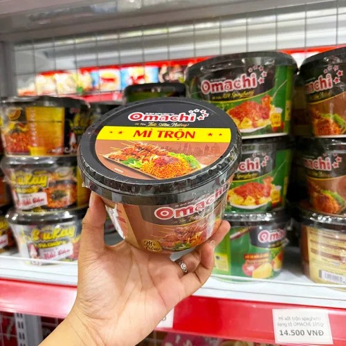 Mì Trộn Tô OMACHI Vị Thịt Xiên Nướng 105g
