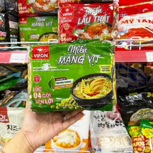 Miến Măng Vịt VIFON Dạng Lốc 232g - Lốc 4 Gói