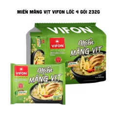 Miến Măng Vịt VIFON Dạng Lốc 232g - Lốc 4 Gói