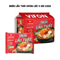 Miến Lẩu Thái VIFON Dạng Lốc 232g - Lốc 4 Gói