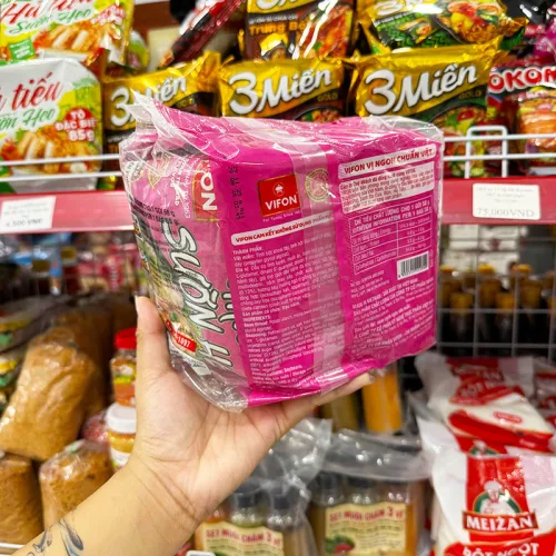 Miến Sườn Heo VIFON Dạng Lốc 232g - Lốc 4 Gói