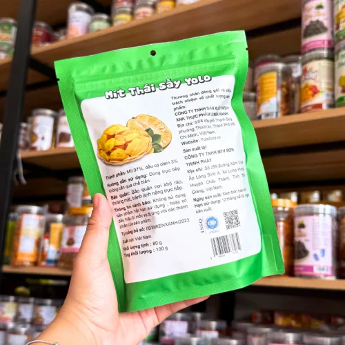 Mít Thái Sấy Thương Hiệu Yolo Thơm Ngon - Gói 100g