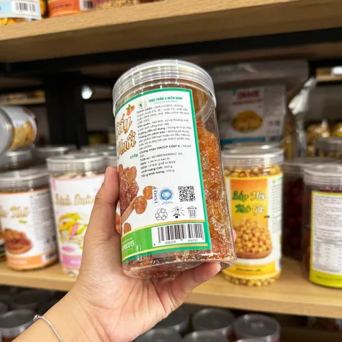 Mơ Sấy Chanh Muối Thơm Ngon 450g Hộp Pet