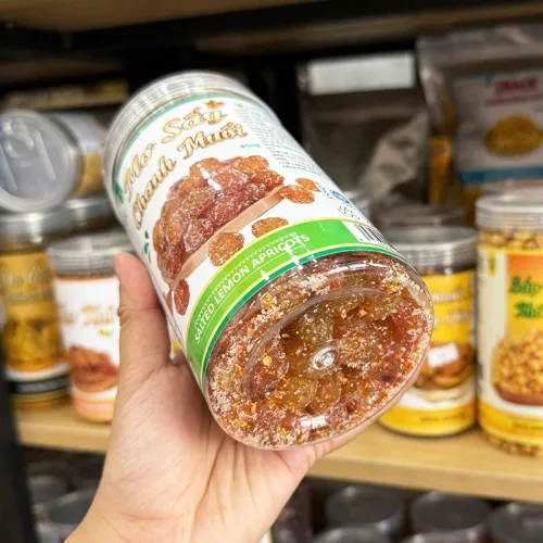 Mơ Sấy Chanh Muối Thơm Ngon 450g Hộp Pet