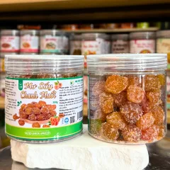 Mơ Sấy Chanh Muối Mini 300g - Hộp Pet