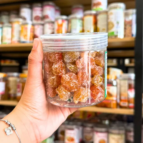 Mơ Sấy Chanh Muối Mini 300g - Hộp Pet