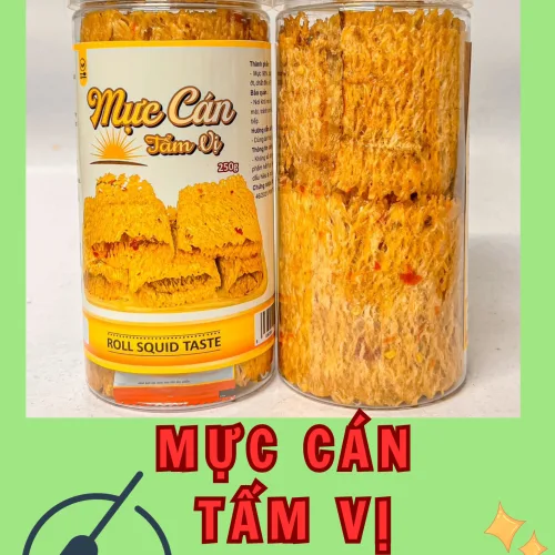Mực Cán Tẩm Vị Loại Đặc Biệt 250g hộp