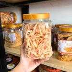 Mực Ống Xé Sợi Sấy Khô - Mực Dừa Thơm Ngon 500g - Hộp Lớn