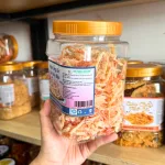 Mực Ống Xé Sợi Sấy Khô - Mực Dừa Thơm Ngon 500g - Hộp Lớn