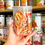 Mực Ống Xé Sợi Sấy Khô - Mực Sợi Dừa Thơm Ngon 200g - Hũ Pet