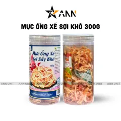 Mực ống Xé Sợi Sấy Khô 300g Hộp