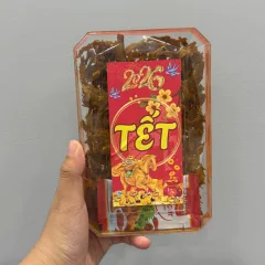 Mực Xé Tẩm Vị 150g - Hộp Chữ Nhật Nhỏ Hộp Quà Tết