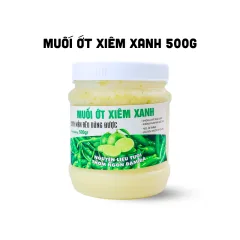 Muối Chấm Thơm Ngon 500g - Muối Ớt Xiêm Xanh Chay Mặn Đều Dùng Được