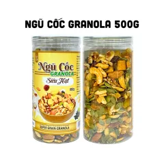 Ngũ Cốc Granola Siêu Hạt Hộp 500g Thơm Ngon hộp
