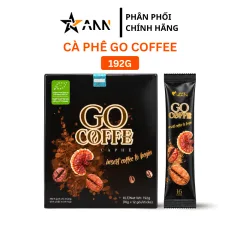 [Nguyên mã] Cà Phê Go Coffee Max Health Hộp Lớn 192g (16g x 12 Gói) - Hàng Chính Hãng