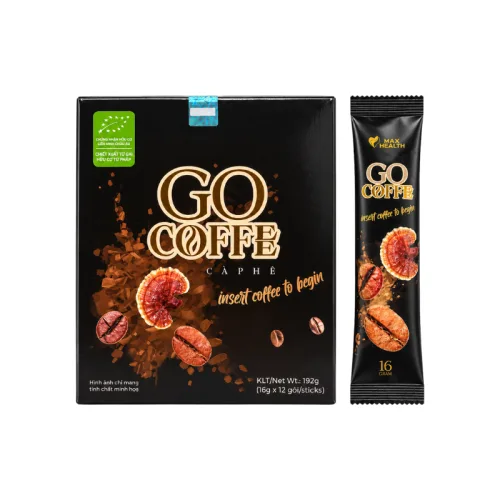 [Nguyên mã] Cà Phê Go Coffee Max Health Hộp Lớn 192g (16g x 12 Gói) - Hàng Chính Hãng
