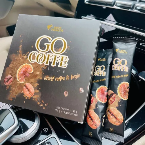 [Nguyên mã] Cà Phê Go Coffee Max Health Hộp Lớn 192g (16g x 12 Gói) - Hàng Chính Hãng