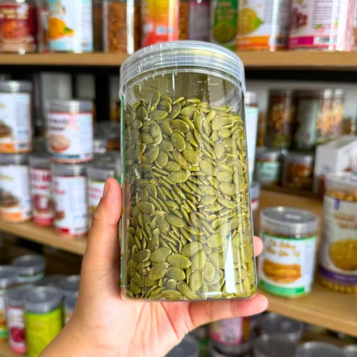 Nhân Bí Xanh Sấy Thơm Ngon 450g - Hũ Pet