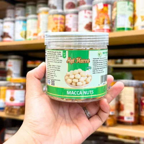 Nhân Macca Thơm Ngon 200g - Hũ Pet