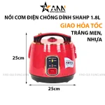 Nồi Cơm Điện Chống Dính Shahp 1.8L