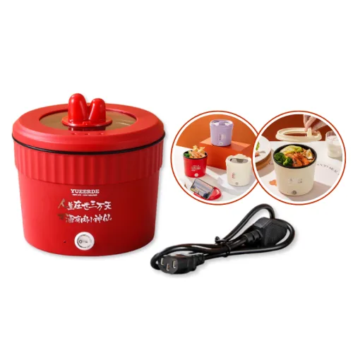 Nồi Lẩu Điện Mini Đa Năng 2 Nấc Nhiệt - Nồi Nấu Mì Dung Tích 1.5L 18cm