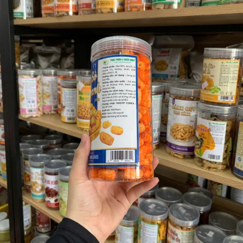 Nui Bò Lá Chanh Hộp 250g