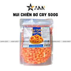 Nui Chiên Bơ Cay Cam 500g Giòn Ngon Túi Zip